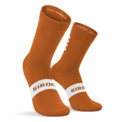 Skarpetki rowerowe unisex S1 Ochre Major. Brązowe skarpetki SIROKO, bez wzorów. Za 68.00 zł.