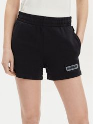 Napapijri Szorty sportowe N-Iaato NP0A4HNP Czarny Regular Fit. Czarne szorty sportowe Napapijri, bez wzorów, z bawełny. Za 179.99 zł.