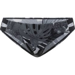 Figi bikini bonprix czarno-szary z nadrukiem. Bikini marki bonprix. Za 16.99 zł.