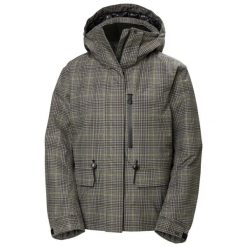 Damska kurtka narciarska Helly Hansen Nora 2.0. Brązowe kurtki narciarskie Helly Hansen, bez wzorów, z kapturem, narciarskie. Za 1,472.30 zł.