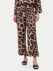 LOLA CASADEMUNT Spodnie materiałowe LS2514018 Brązowy Relaxed Fit. Brązowe spodnie materiałowe LOLA CASADEMUNT, bez wzorów, z materiału. Za 249.99 zł.