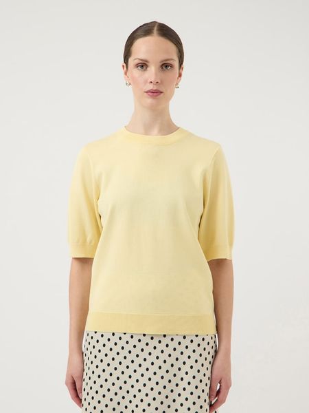 YAS Sweter w kolorze żółtym rozmiar: XS. Żółte swetry YAS, xs, bez wzorów, bez ramiączek. Za 144.95 zł.