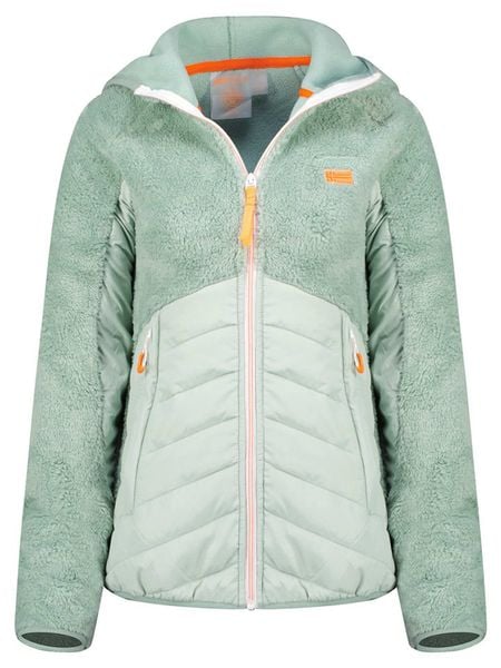 Geographical Norway Kurtka polarowa "Trema" w kolorze miętowym rozmiar: XXL. Zielone kurtki Geographical Norway, xxl, bez wzorów, z polaru, bez kaptura. Za 144.24 zł.