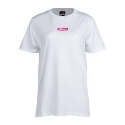 Koszulka sportowa damska Ellesse Noco. Białe t-shirty sportowe Ellesse, m, bez wzorów, bez ramiączek, trekkingowe. Za 99.99 zł.