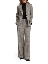 Scotch & Soda Spodnie w kolorze szarym rozmiar: W30/L32. Szare spodnie materiałowe Scotch & Soda, bez wzorów, z materiału, z podwyższonym stanem. Za 157.35 zł.
