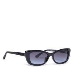 Okulary przeciwsłoneczne Guess. Czarne okulary przeciwsłoneczne Guess, z aplikacjami. Za 249.99 zł.