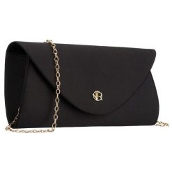 Kopertówka damska wykonana z tkaniny syntetycznej w czarnym kolorze Rovicky R-XS029-3. Czarne kopertówki ROVICKY, bez wzorów, z syntetyku, bez dodatków. Za 45.00 zł.