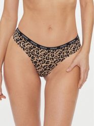Guess Figi klasyczne O3YE00 KBUT0 Brązowy. Brązowe figi Guess, z aplikacjami, z syntetyku. Za 79.99 zł.