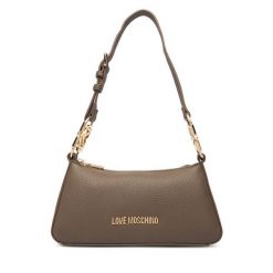 Torebka LOVE MOSCHINO. Brązowe torebki klasyczne Love Moschino, bez wzorów, klasyczne, bez dodatków. Za 859.99 zł.