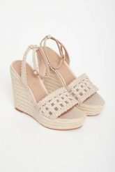 Sandały na koturnie damskie TWINSET. Sandały Twinset Milano, bez wzorów, bez obcasa, na koturnie, bez zapięcia. Za 1,079.00 zł.