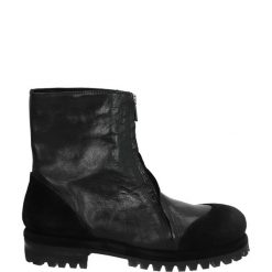 BOTKI DAMSKIE ALBAR15 CA-D NER. Botki Venezia, bez wzorów, ze skóry, bez obcasa, bez zapięcia. Za 389.00 zł.