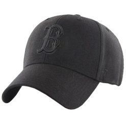Czapka z daszkiem dla dorosłych 47 Brand MLB Boston Red Sox Cap. Czarne czapki z daszkiem 47 Brand, bez wzorów, sportowe. Za 161.00 zł.