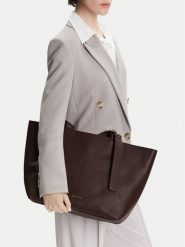 Lasocki Torebka Lasocki-CEO-LSK-L-012-08 Brązowy. Brązowe shopper bag Lasocki, bez wzorów, ze skóry, bez dodatków. Za 199.99 zł.