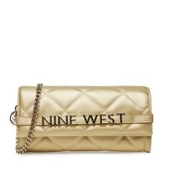 Torebka Nine West. Żółte kopertówki Nine West, bez wzorów, wizytowe, bez dodatków. Za 199.99 zł.