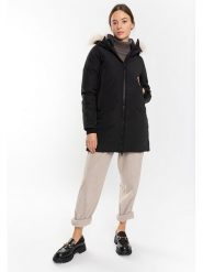 Northwood Parka "Nina" w kolorze czarnym rozmiar: M. Czarne płaszcze Northwood, m, bez wzorów, bez kaptura. Za 226.24 zł.