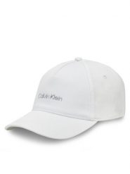 Calvin Klein Czapka z daszkiem Must Tpu Logo K60K610525 Biały. Białe czapki z daszkiem Calvin Klein, bez wzorów, z bawełny. Za 109.99 zł.