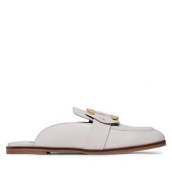 Klapki See By Chloé. Brązowe klapki See By Chloé, bez wzorów, bez obcasa, bez zapięcia. Za 929.99 zł.