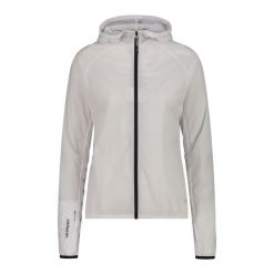Kurtka wiatrówka damska CMP Taria. Białe kurtki CMP, bez wzorów, z kapturem. Za 230.99 zł.