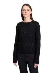 BETTY & CO Sweter w kolorze czarnym rozmiar: 42. Czarne swetry Betty & Co, bez wzorów, z wełny, bez ramiączek. Za 183.15 zł.
