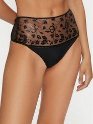 Chantelle Stringi Philter C22CG5 Czarny. Czarne stringi Chantelle, bez wzorów, z syntetyku. Za 99.99 zł.