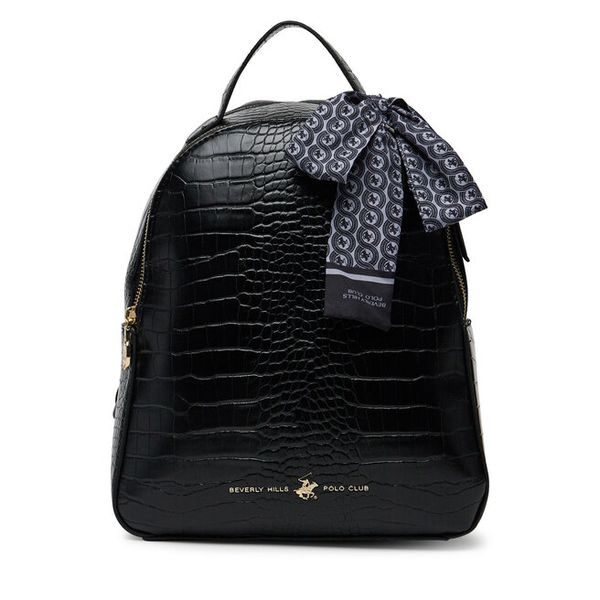 Plecak Beverly Hills Polo Club. Czarne plecaki Beverly Hills Polo Club, bez wzorów, bez dodatków. Za 159.99 zł.