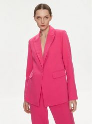 YAS Marynarka Likka 26030741 Różowy Regular Fit. Czerwone marynarki i żakiety YAS, l, bez wzorów, z syntetyku, bez ramiączek. Za 399.99 zł.