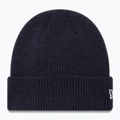 Czapka zimowa New Era Wool Cuff Knit Beanie. Niebieskie czapki zimowe New Era, bez wzorów. Za 129.99 zł.