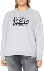 LEE GRAPHIC CREW SWS DAMSKA BLUZA KLASYCZNA LOGO NADRUK GREY MELE L53TTXMP 112112533. Szare bluzy Lee, l, bez wzorów, klasyczne, bez ramiączek, bez kaptura. Za 139.99 zł.