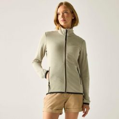 Damska bluza polarowa Mavrey z pełnym zamkiem i miękkim w dotyku materiałem. Białe bluzy z polaru Regatta, bez wzorów, z polaru. Za 349.99 zł.