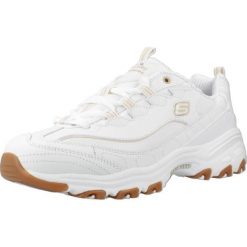 Buty SKECHERS 149807S Biały. Białe buty trekkingowe Skechers, bez wzorów, z materiału, bez zapięcia, trekkingowe. Za 339.99 zł.