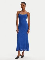 Bardot Sukienka koktajlowa Adoni Mesh 57998DB1 Niebieski Regular Fit. Niebieskie sukienki Bardot, bez wzorów, z bawełny, wizytowe, bez kołnierzyka, bez ramiączek. Za 339.99 zł.