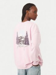 Roxy Bluza Cross Your Mind ERJFT05113 Różowy Regular Fit. Czerwone bluzy bez kaptura Roxy, s, bez wzorów, z syntetyku, bez kaptura. Za 259.99 zł.