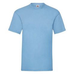 T-shirt Fruit Of The Loom Valueweight Adult Blue Cielo. Białe t-shirty fruit of the loom, bez wzorów, z bawełny, sportowe, bez kołnierzyka, bez ramiączek. Za 150.99 zł.