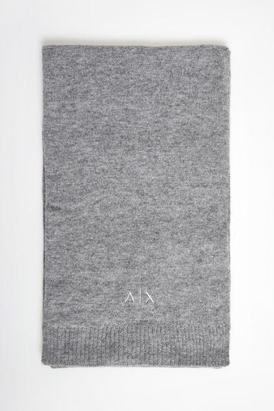 Szal damski wełniany ARMANI EXCHANGE. Szaliki i kominy Armani Exchange, bez wzorów, z wełny. Za 559.00 zł.