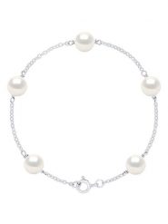 ATELIERS SAINT GERMAIN Srebrna bransoletka z perłami Tahiti rozmiar: onesize. Szare bransoletki ATELIERS SAINT GERMAIN, z perłą, srebrne. Za 295.99 zł.