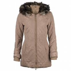 Desigual Płaszcz Damski Maca 40 Beżowy. Płaszcze marki Desigual. W wyprzedaży za 645.00 zł.