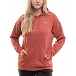 Bluza Damska PUMA Dresowa z Kapturem Sportowa Kangurka Bawełna roz. XXL. Czerwone bluzy z kapturem Puma, xxl, bez wzorów, z bawełny, z kapturem. Za 171.00 zł.