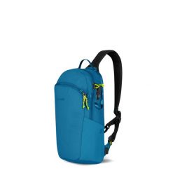 Plecak miejski Pacsafe Eco 12 L Sling Backpack - tidal teal. Zielone plecaki Pacsafe, bez wzorów, bez dodatków. Za 686.99 zł.