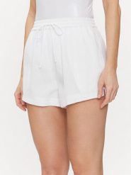 Seafolly Szorty materiałowe 55208-SH Biały. Białe szorty Seafolly, bez wzorów, z bawełny. Za 199.99 zł.