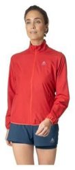 Kurtka techniczna damska ODLO Essential Light Jacket. Białe kurtki do biegania ODLO, l, bez wzorów, z materiału, z kapturem, do biegania. Za 305.99 zł.