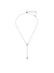 Swarovski Naszyjnik Y Attract 5723571 Srebrny. Szare naszyjniki Swarovski, z tworzywa sztucznego, metalowe. Za 409.99 zł.