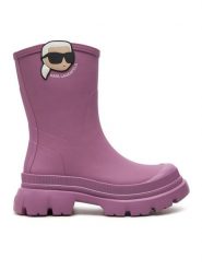 KARL LAGERFELD Kalosze Trekka KL43567 Różowy. Czerwone kalosze KARL LAGERFELD, bez wzorów, z tworzywa sztucznego, bez zapięcia. Za 1,039.00 zł.