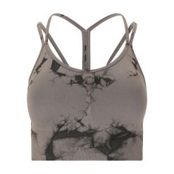 Bezszwowy biustonosz dla kobiet Athlecia Theresa Tie Dye. Brązowe biustonosze sportowe Athlecia, bez wzorów, na fitness i siłownię. Za 153.50 zł.