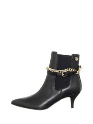 Liu Jo Botki w kolorze czarnym rozmiar: 38. Czarne botki Liu Jo, bez wzorów, z materiału, eleganckie, bez obcasa, na szpilce, bez zapięcia. Za 416.95 zł.