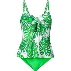 Tankini (2 części) bonprix zielono-biały. Bikini marki 4f. Za 109.99 zł.