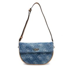 Torebka Guess. Niebieskie torebki klasyczne Guess, z aplikacjami, klasyczne, bez dodatków. Za 479.99 zł.