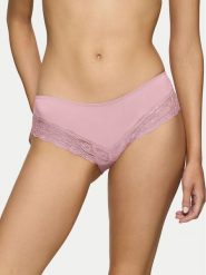 Triumph Bokserki Lovely Micro Hipster 10182555 Różowy. Czerwone bokserki damskie Triumph, bez wzorów, z syntetyku. Za 39.99 zł.