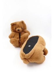 Confly Kapcie w kolorze jasnobrązowym rozmiar: 36/37. Brązowe kapcie Confly, z aplikacjami. Za 78.66 zł.