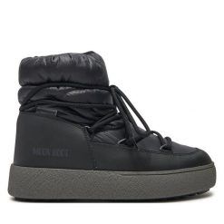 Śniegowce Moon Boot. Czarne śniegowce Moon Boot, bez wzorów, bez zapięcia. Za 899.99 zł.