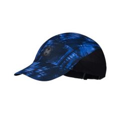 Czapka z daszkiem do biegania Buff Speed Cap. Niebieskie czapki z daszkiem Buff, bez wzorów, sportowe. W wyprzedaży za 104.93 zł.